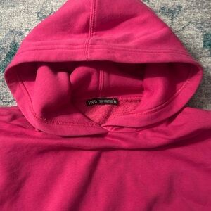 Zara Hot Pink Sweatshirt